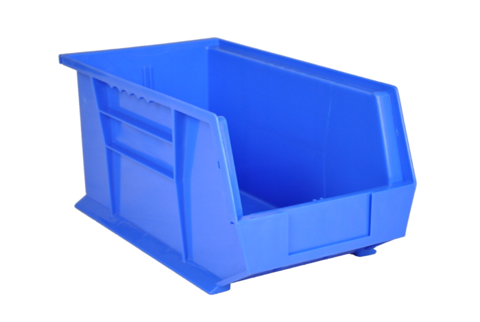 40 x New Tuff Stacking Plastic Parts Pick Storage Bins Boxes - Blue Size 3